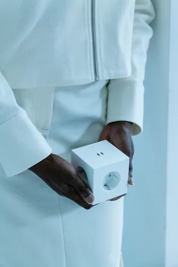 Square 2 Steckdose - Martinelli Luce Opal White - Avolt