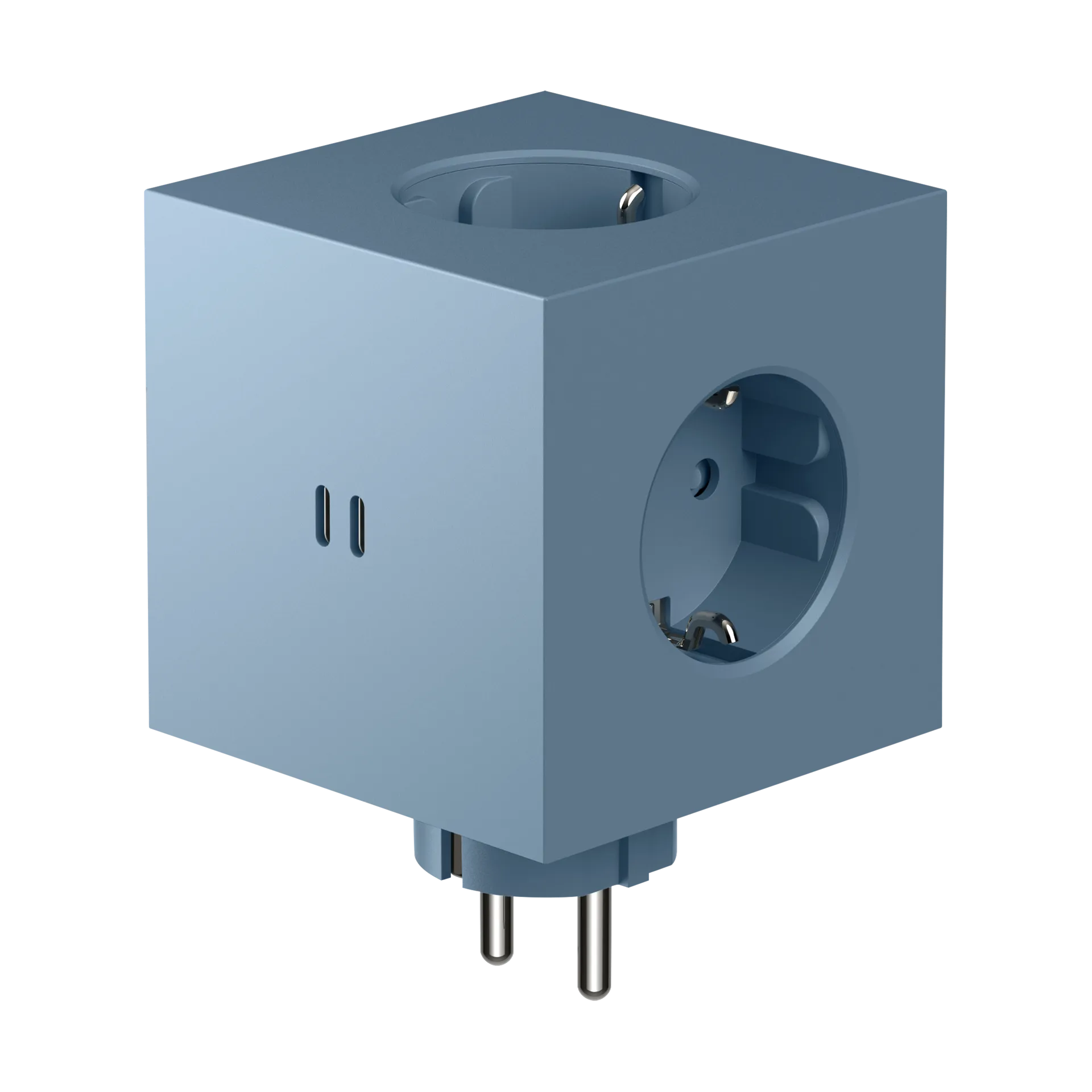Square 2 Steckdose, Shark Blue Avolt