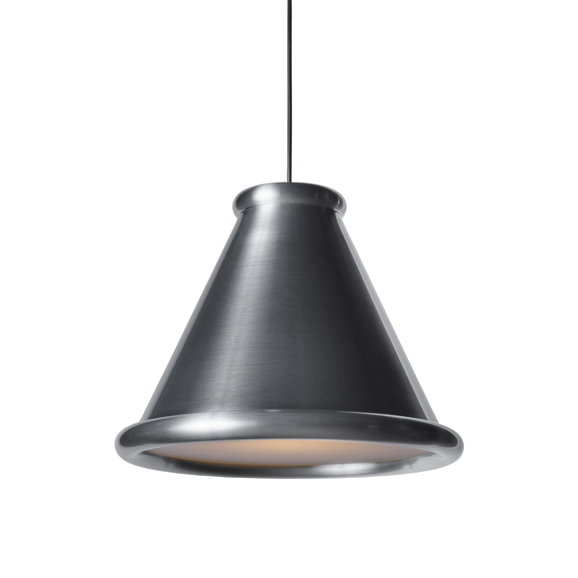 Belle pendel Ø36 cm, Brushed aluminium Belid