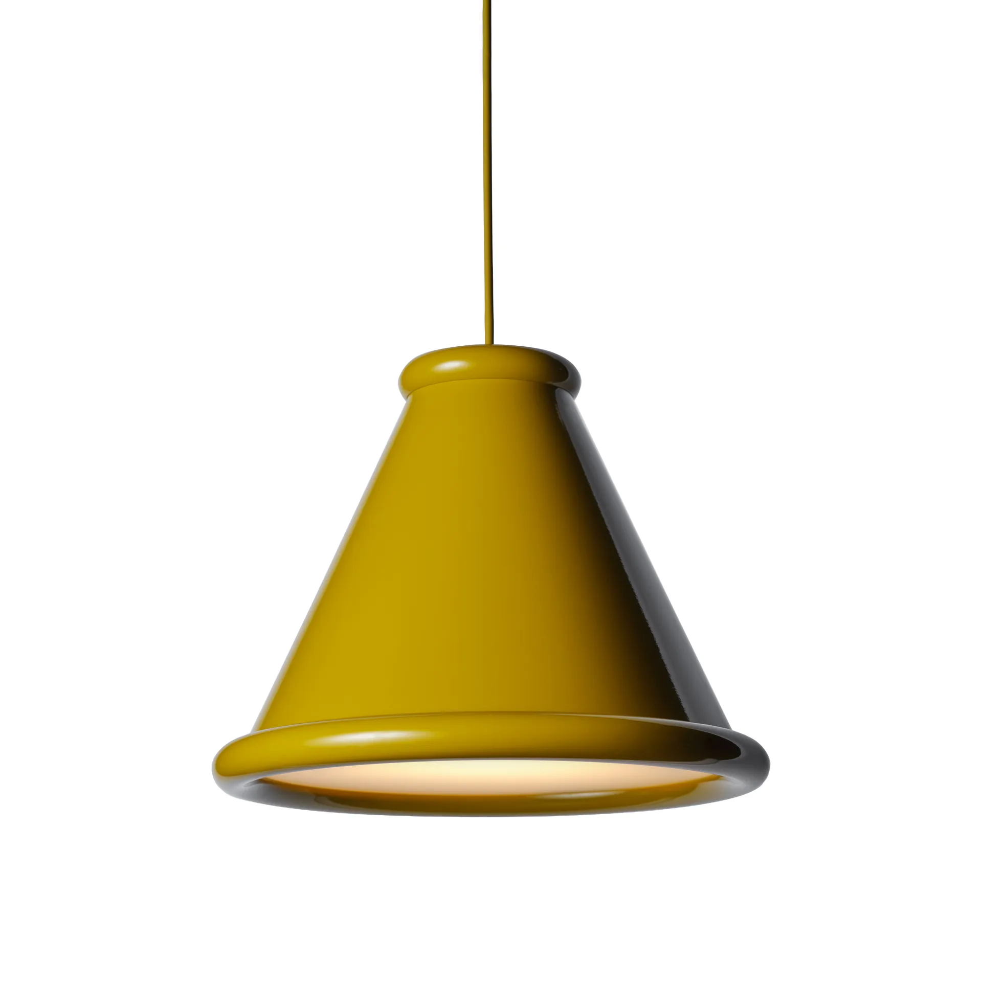 Belle Pendelleuchte Ø36 cm, Honey yellow Belid
