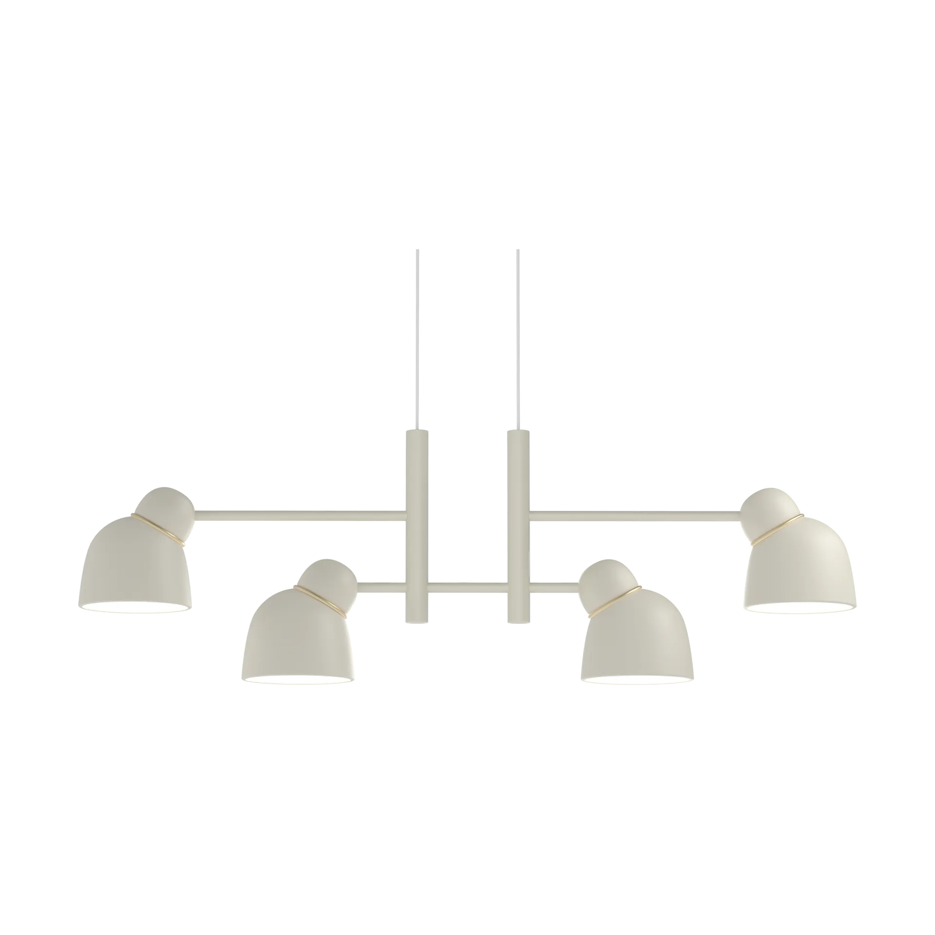 Bird Pendelleuchte 119,3 cm, Sand-Messing Belid