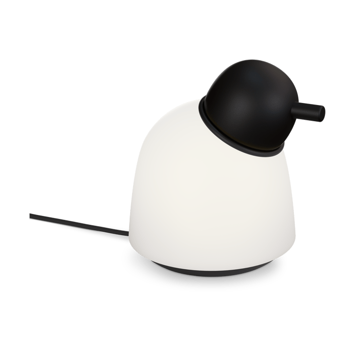 Bird Tischlampe 21,5 cm - Schwarz-Opalglas - Belid