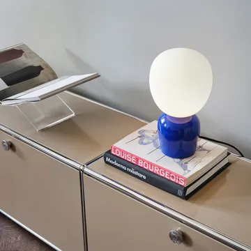 Buddy Tischleuchte Opalglas - Ultramarinblau - Belid