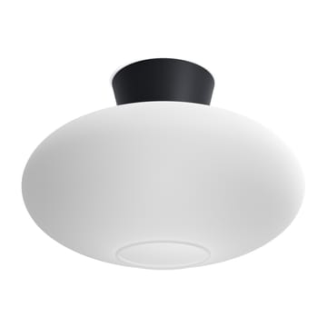 Bullo ceiling lamp XL opal glass Ø38 cm - Matt black - Belid