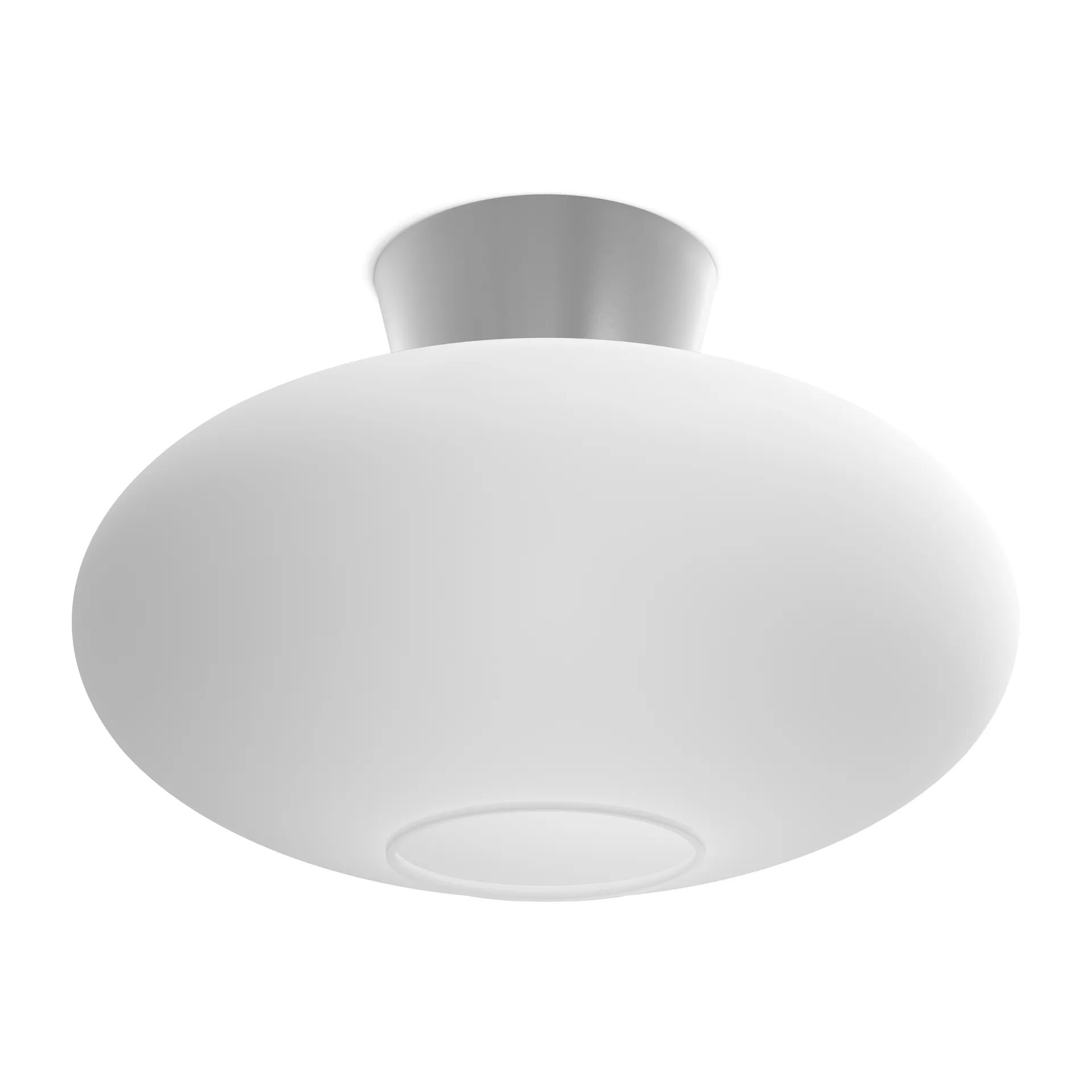 Bullo plafond XL opalglas Ø38 cm, Aluminium Belid