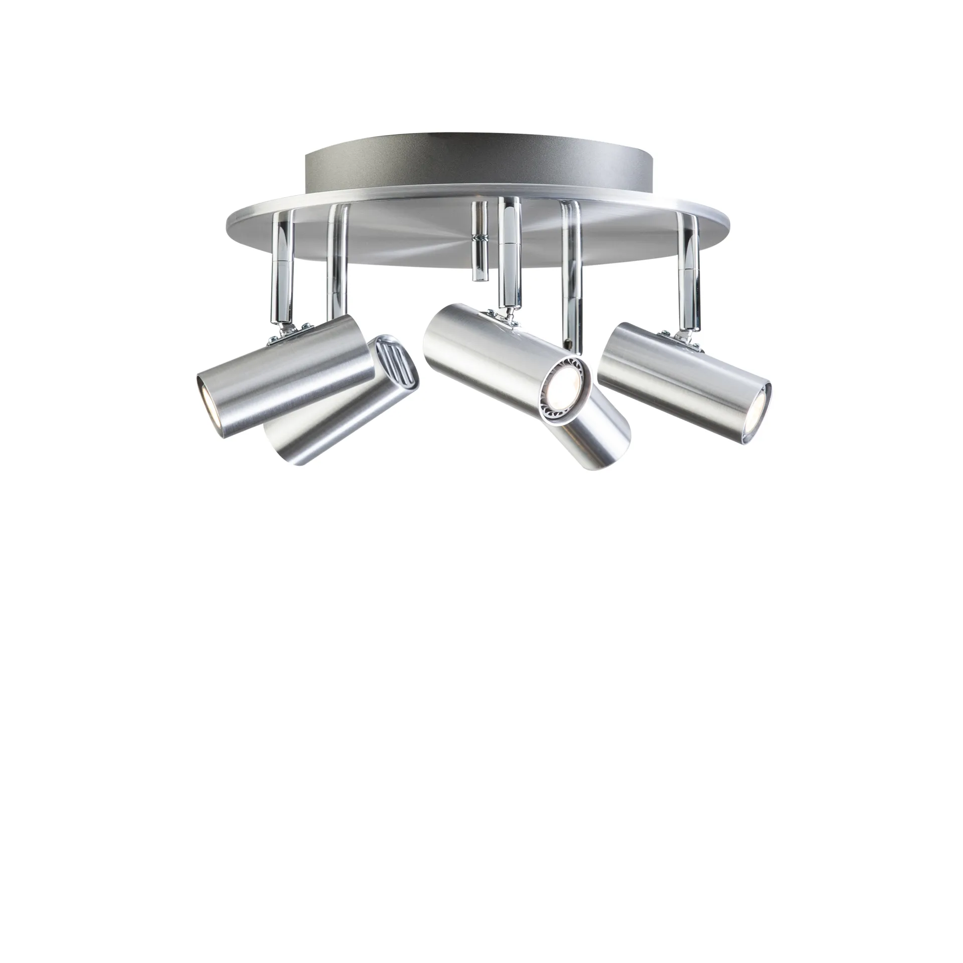 Cato 5-spot taklampa, Aluminium Belid