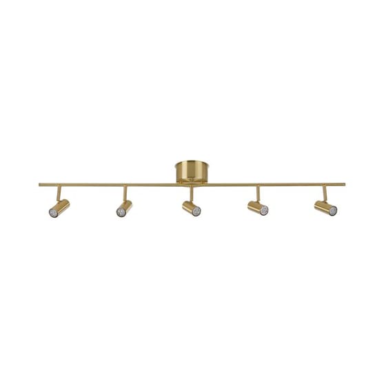 Cato 5-spotlight straight 120 cm - Brass - Belid