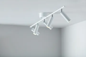 Cato Slim spotlight rail 5 - Matt white-LED - Belid
