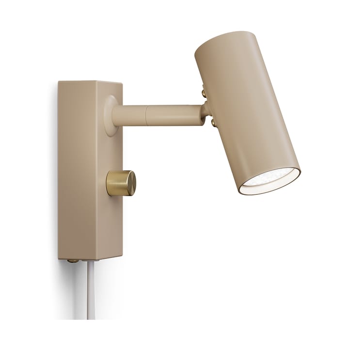 Cato vägglampa - Nougat-mässing - Belid