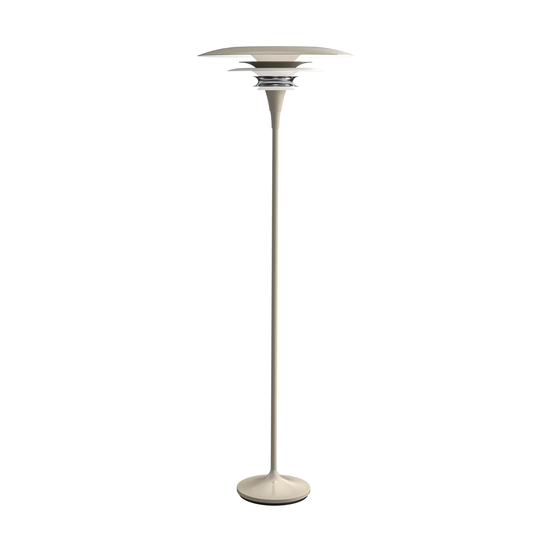 Diablo floor lamp Ø50 cm, Soft greige Belid