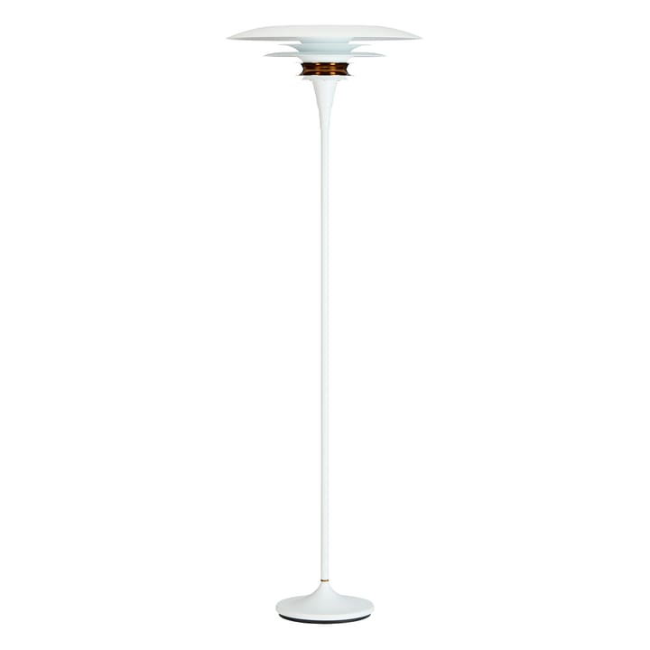 Diablo floor lamp Ø50 cm, White-brass Belid