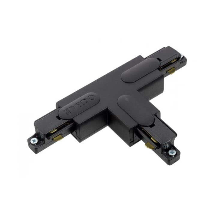 GB40-2 T-connector for global track, Matte black Belid