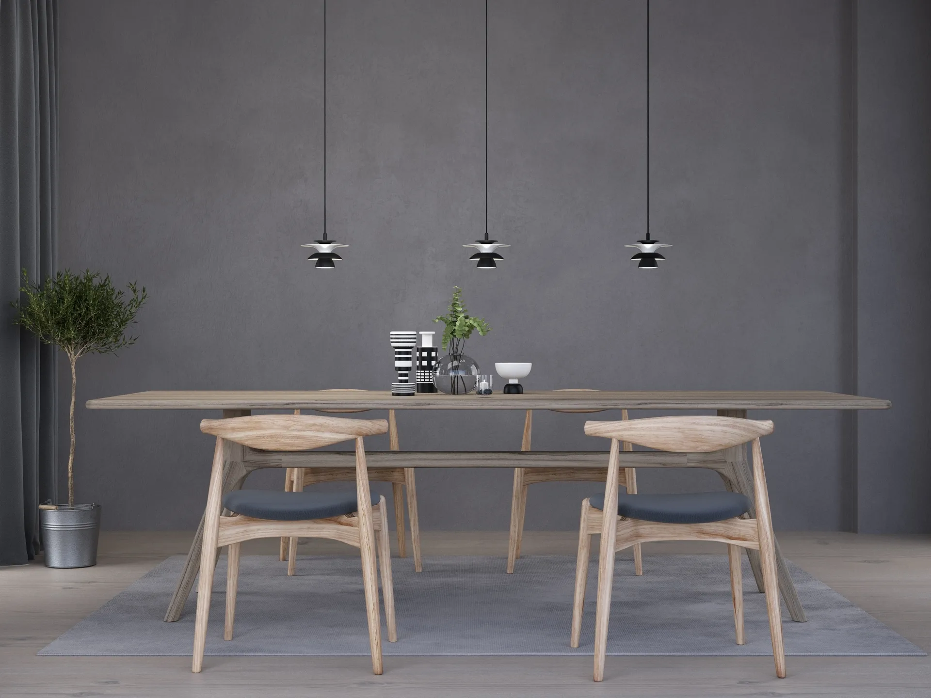 Picasso pendant lamp Ø18 cm, Matt black Belid