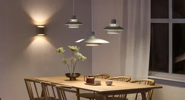 Primus Pendelleuchte Ø43cm - Weiß-Chrom - Belid