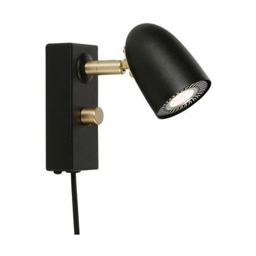 Belid Radiell läslampa 14 cm Svart