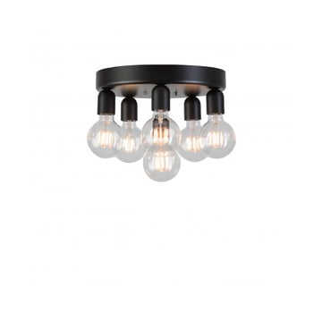 Belid Regal 6 takplafond Ø32 cm Svart