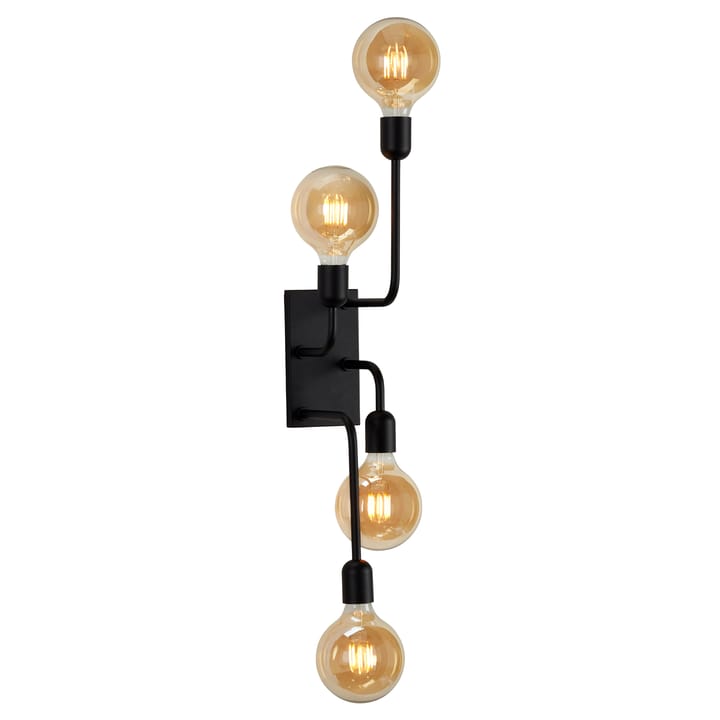 Regal XL vägglampa fast installation, Svart Belid