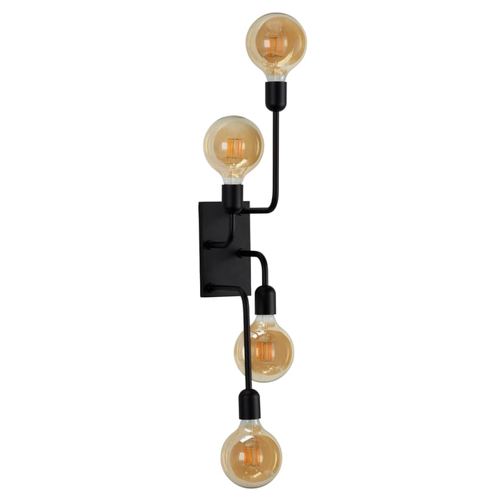 Regal XL vägglampa fast installation, Svart Belid