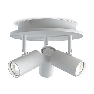 Tyson 3-spotlight Ø25 cm - White - Belid