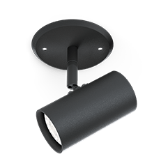 Tyson Einzelspot 12,4 cm - Schwarz - Belid