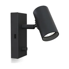 Belid Tyson Left Wall Lamp 16.2 cm Black