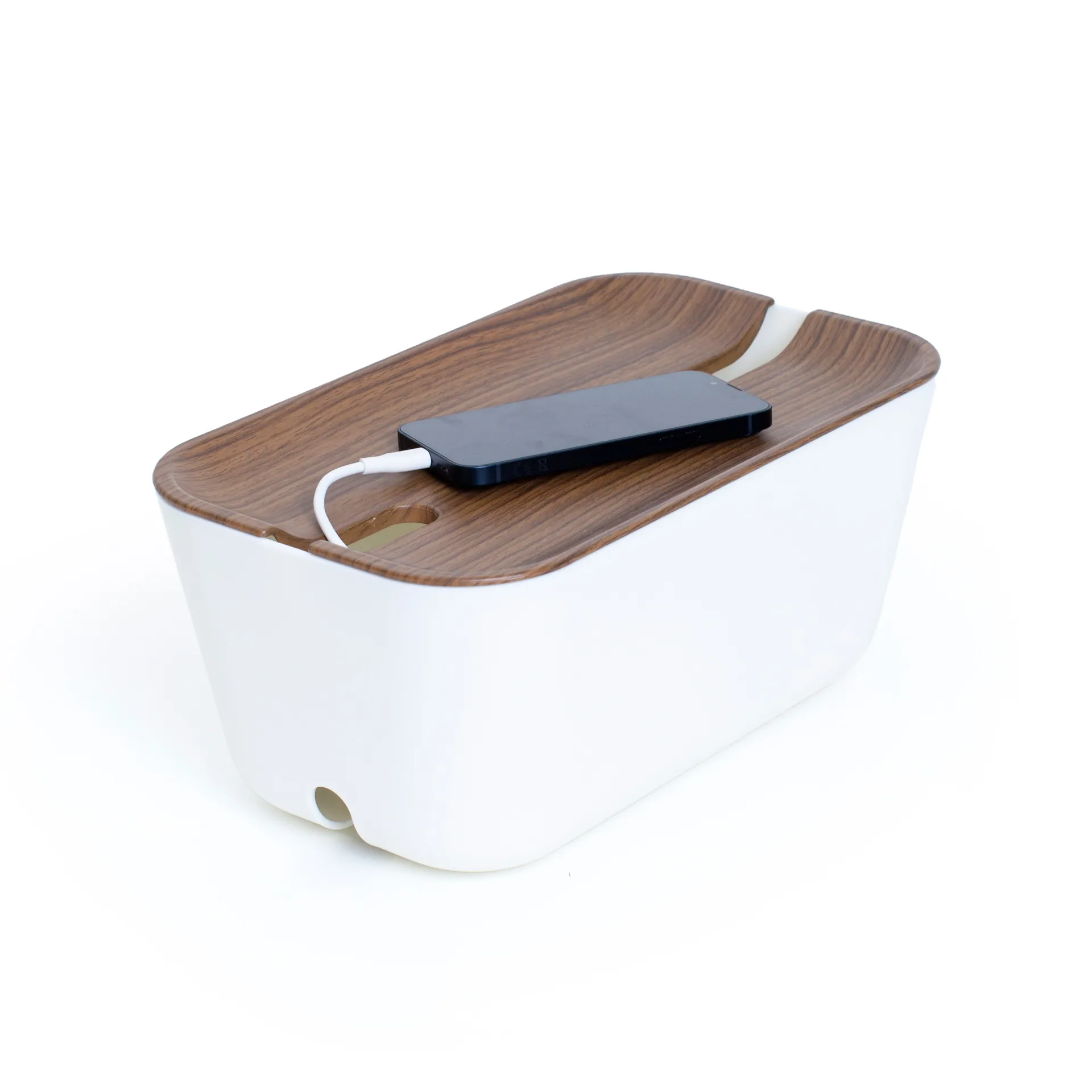 Cable organiser M, Dark wooden details Bosign