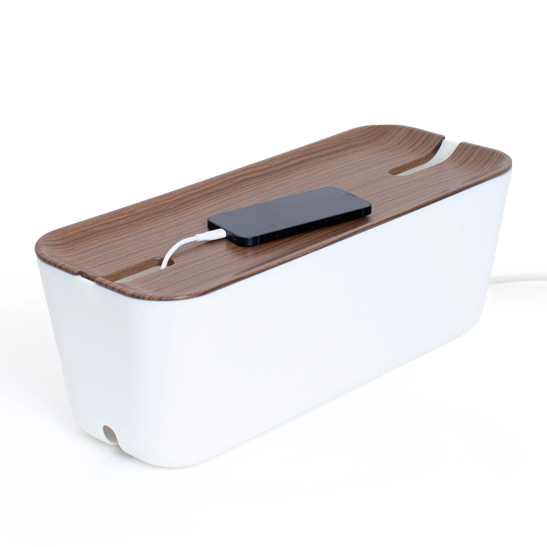 Cable Organiser XL, Dark wooden details Bosign