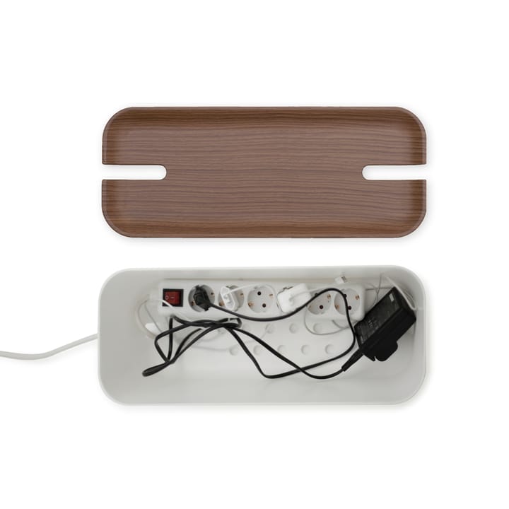Cable Organiser XL, Dunkles Holzdekor Bosign