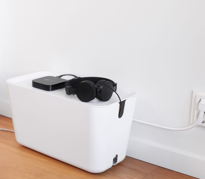 Cable Organiser XXL cabel tidy, White-white Bosign