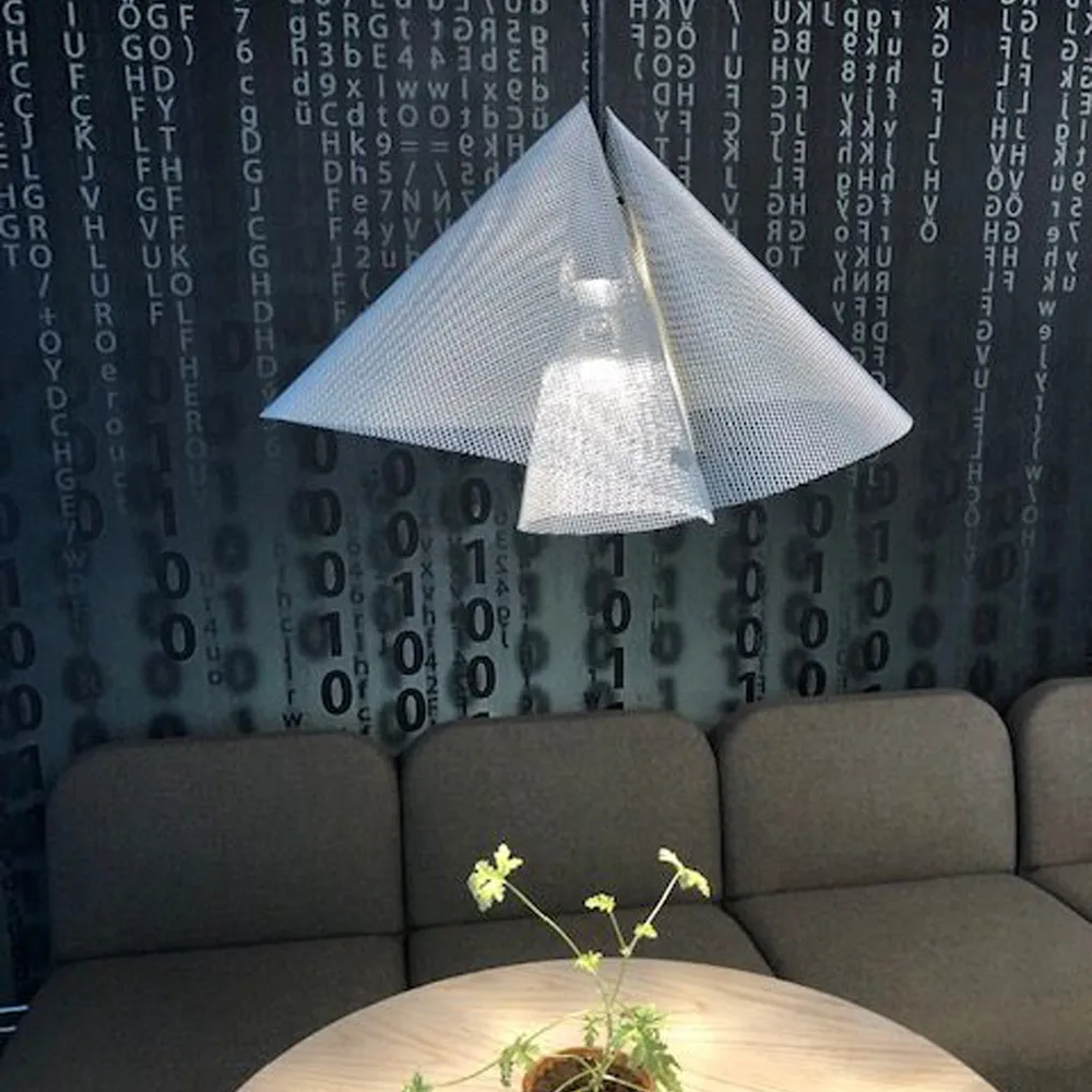 Diffuse pendant lamp, Gold, Ø45x32cm Bsweden