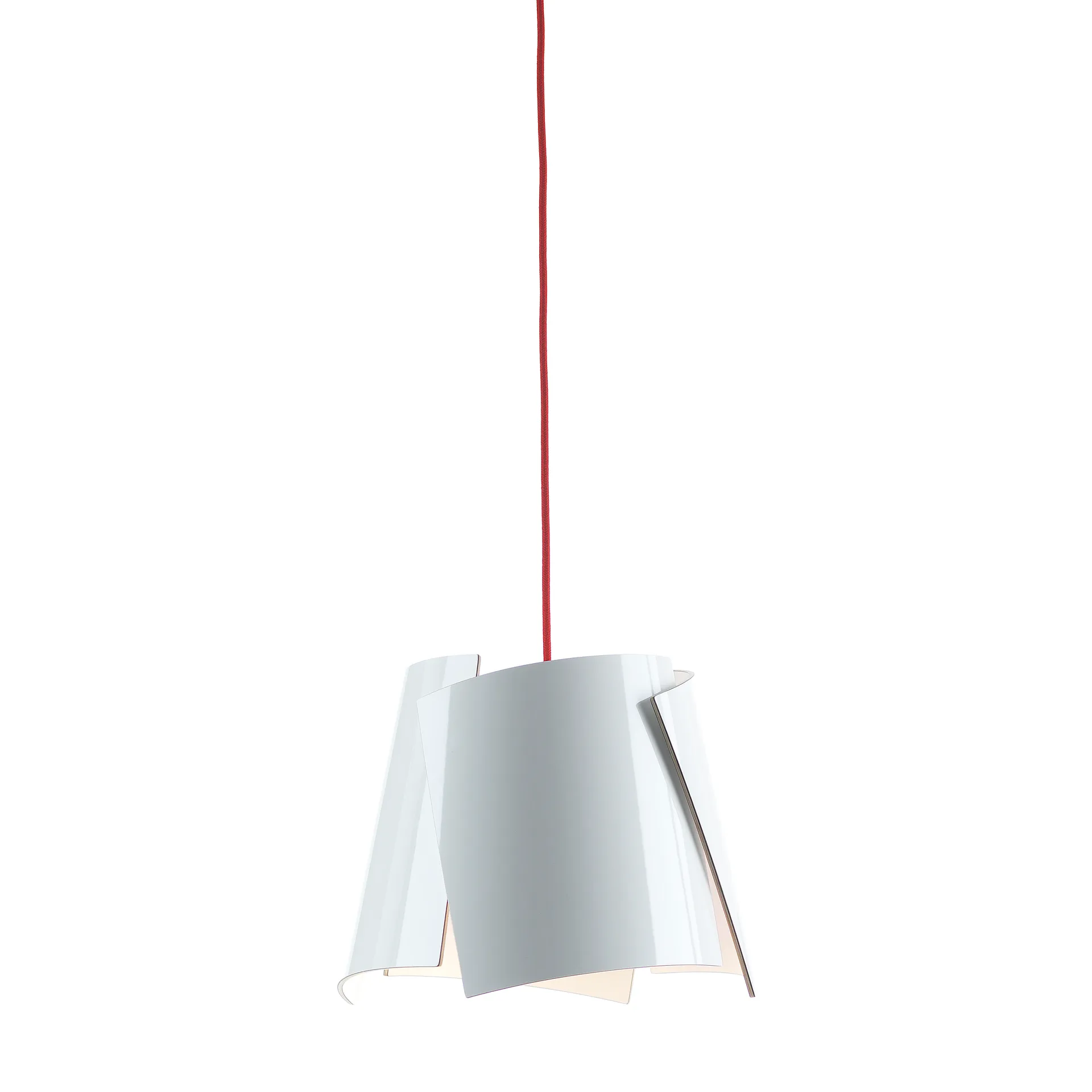 Leaf vit lampa, vit-röd Bsweden