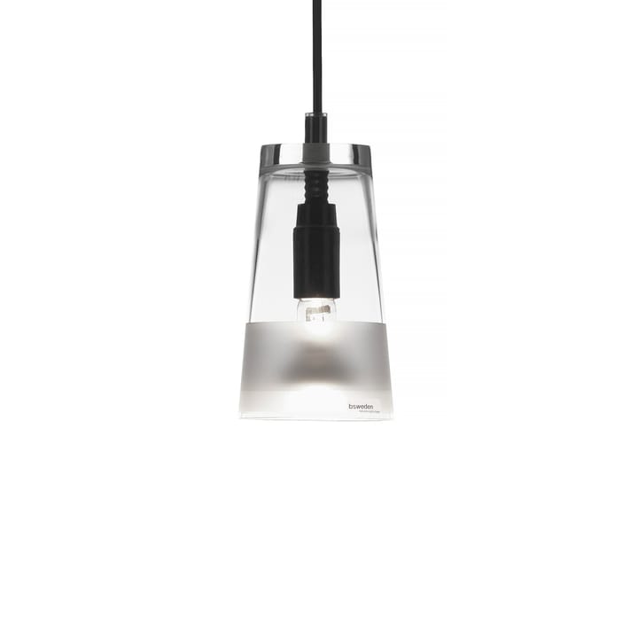 Manhattan 16 pendant lamp - Glass clear, frost horizontal band - Bsweden