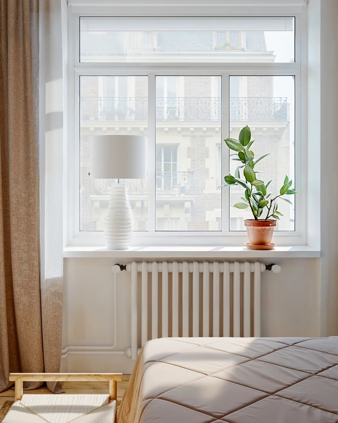 Bartha bordslampa 74 cm, Creme-beige By Rydéns