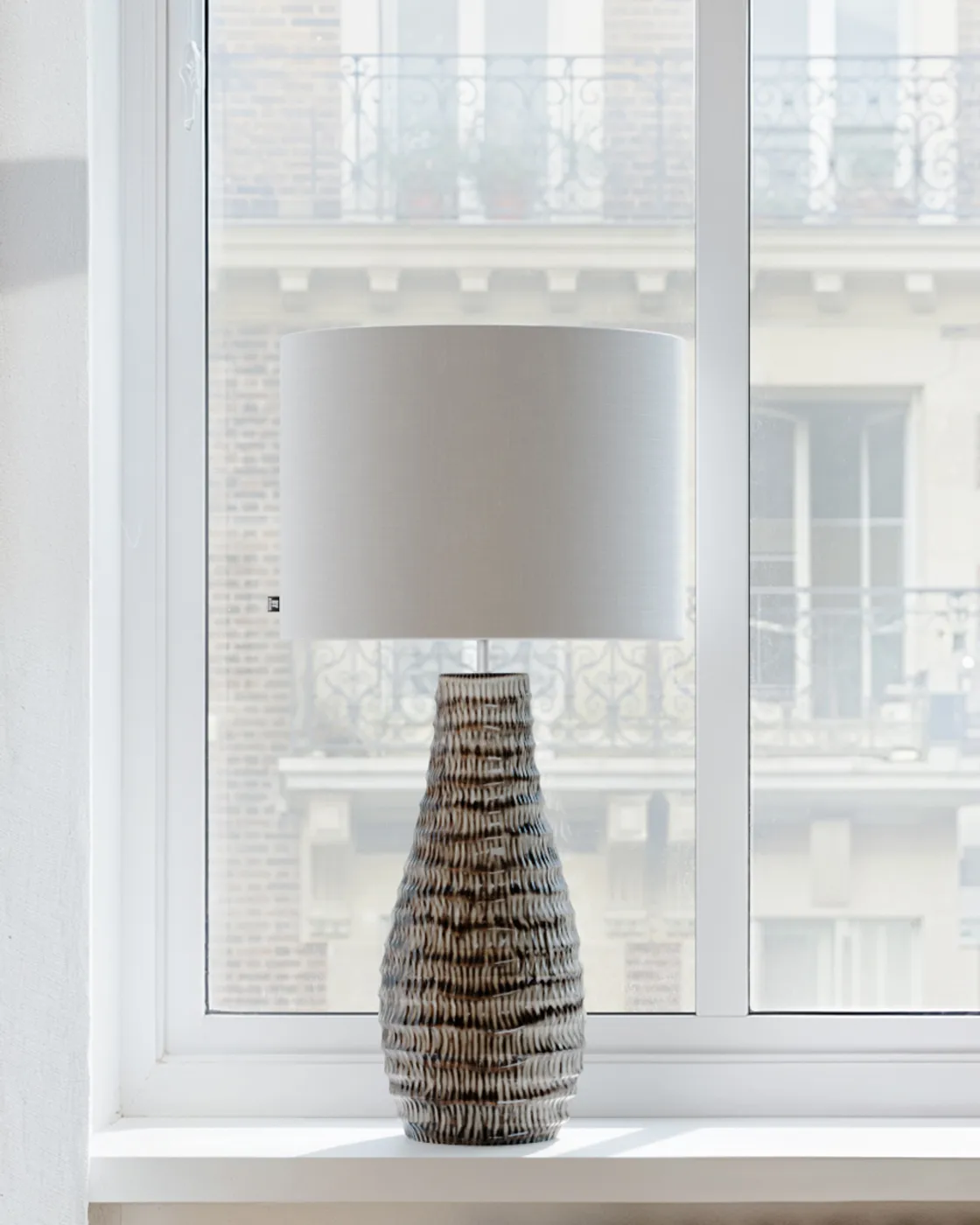 Bartha table lamp 74 cm, Brown-beige By Rydéns