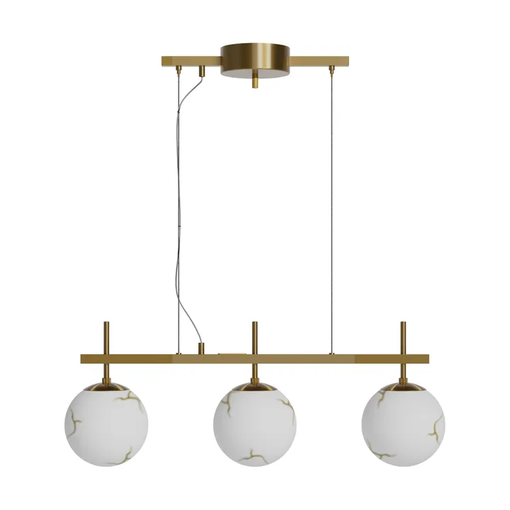 Bellagio ceiling light 3-lite - Brass-white - By Rydéns