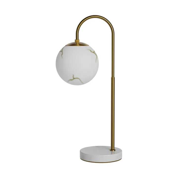 Bellagio table lamp 60 cm - Brass-white - By Rydéns