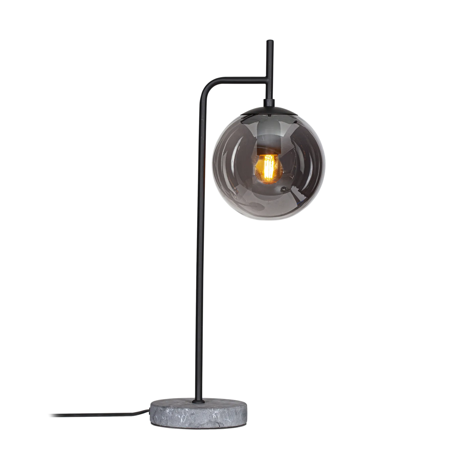 Boyle bordslampa 60 cm, Rökgrå By Rydéns