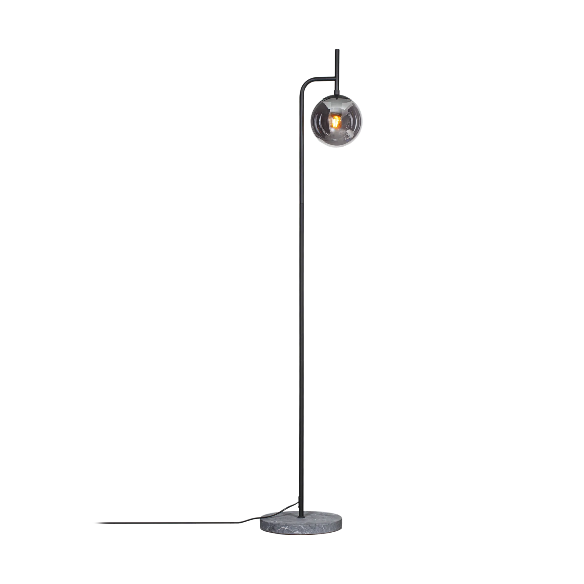 Boyle golvlampa 163,5 cm, Rökgrå By Rydéns