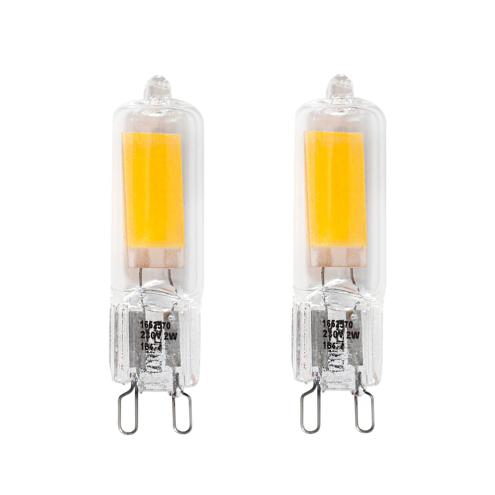 G9 LED dimmable 2W lightbulb 2-pack, 2700K 20lm By Rydéns