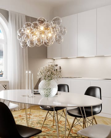 Gross Bar pendant lamp 80 cm - Brass-clear - By Rydéns