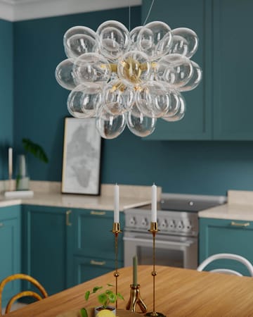 Gross ceiling lamp Ø50 cm - Brass-clear - By Rydéns