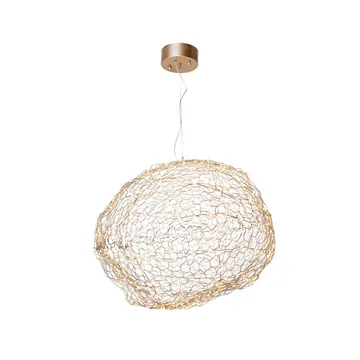 Hayden pendant lamp - gold, 60cm - By Rydéns