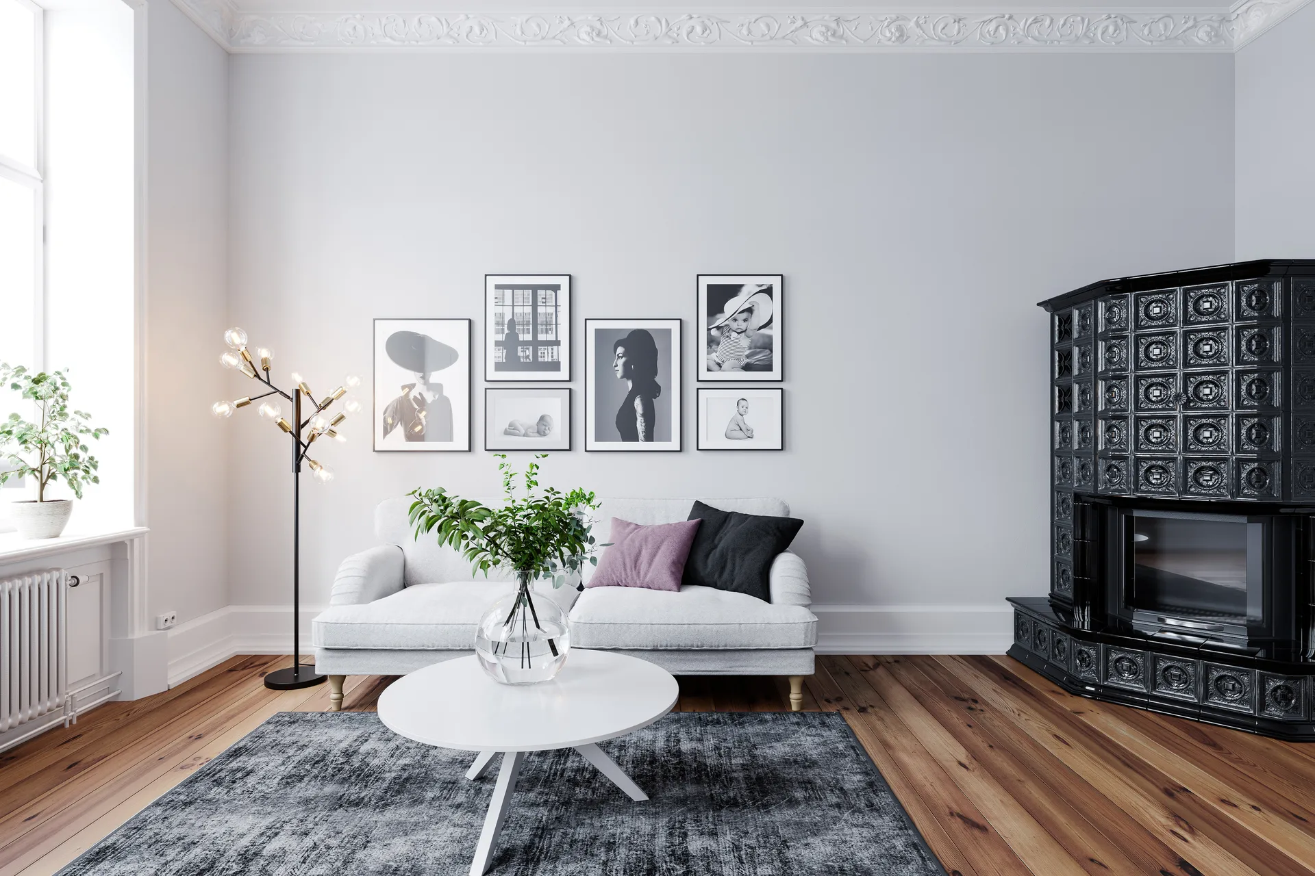 Heroes floor lamp, Matte black By Rydéns