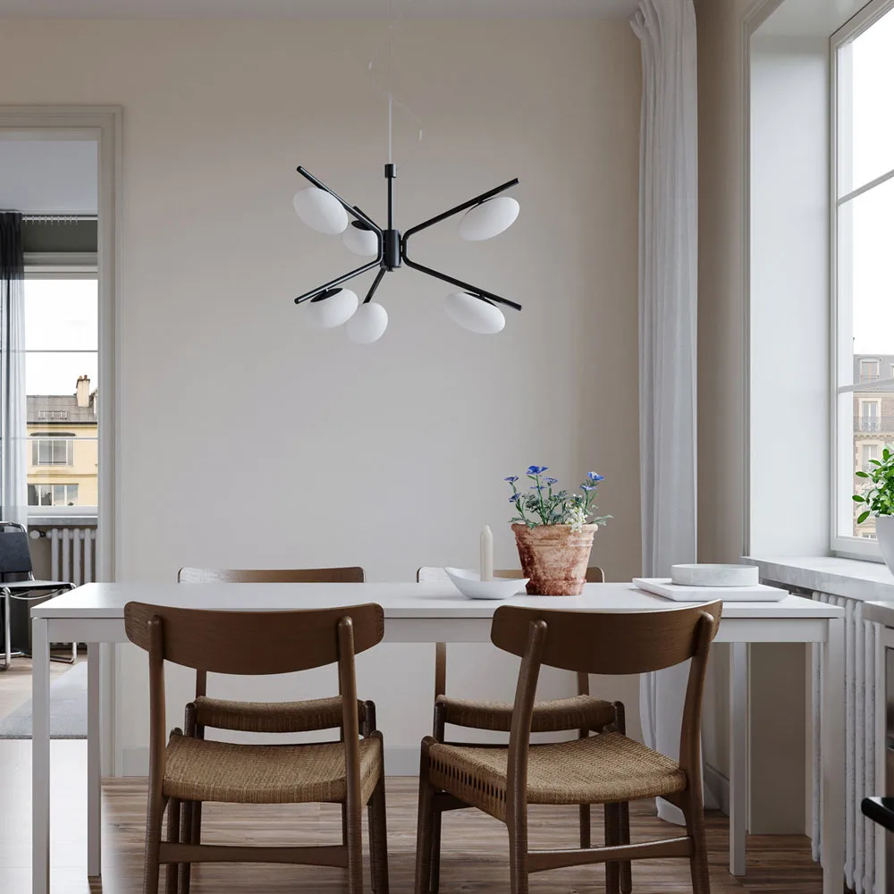 Imperia pendant lamp, Matt black By Rydéns