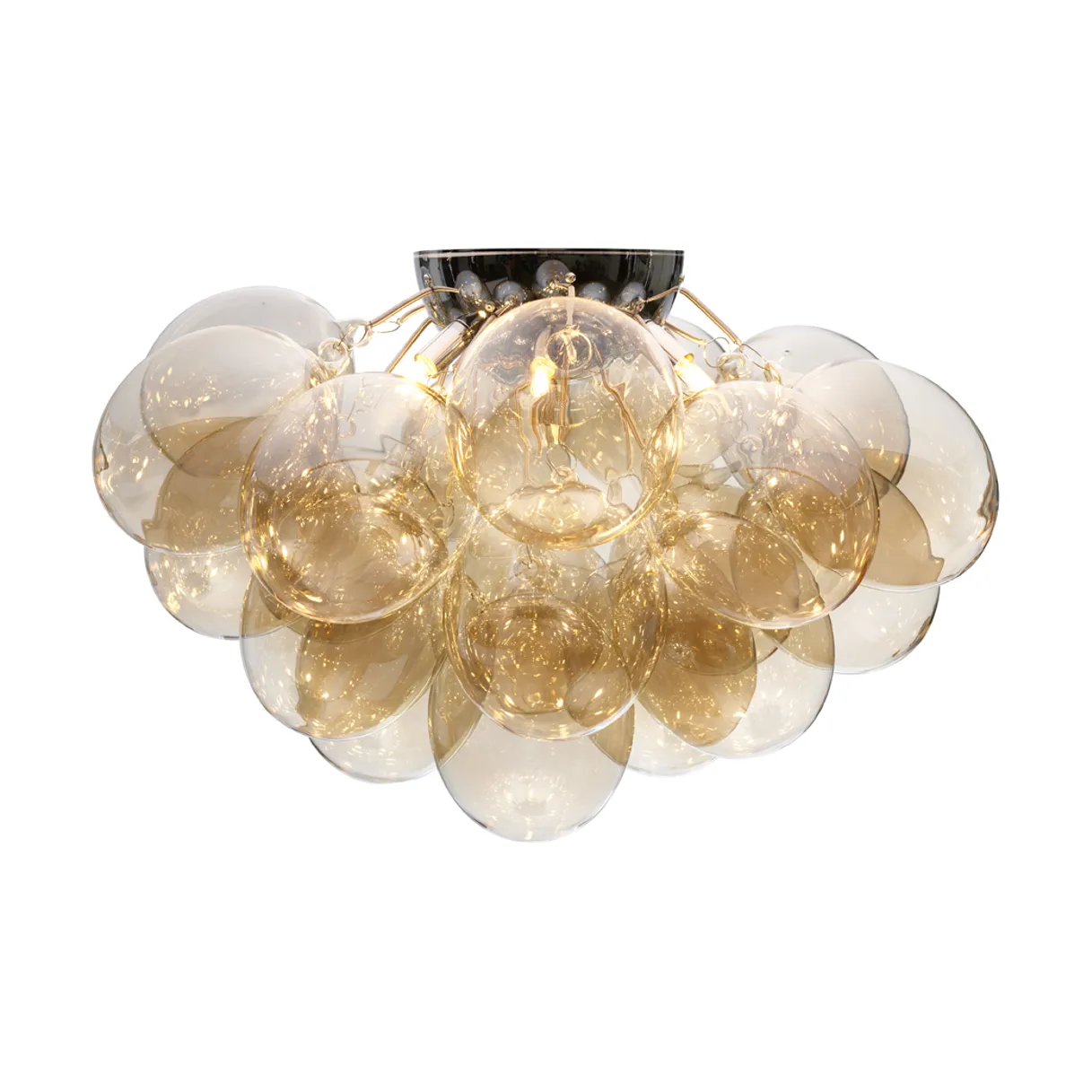 Large ceiling lamp Ø70 cm, Amber By Rydéns