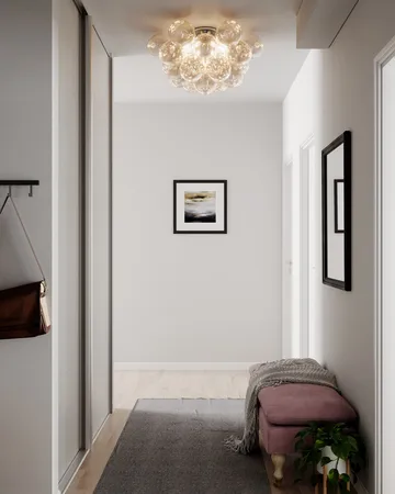 Large ceiling lamp Ø70 cm - Amber - By Rydéns