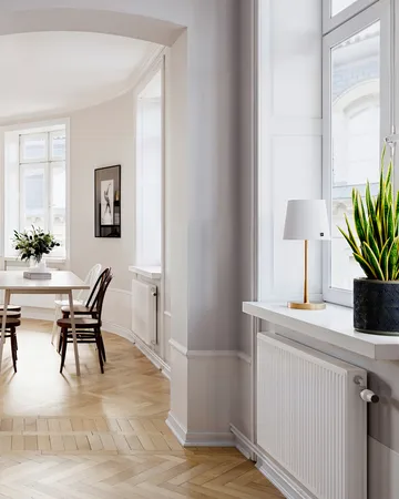 Lumi table lamp 48,5 cm - Gold-white - By Rydéns