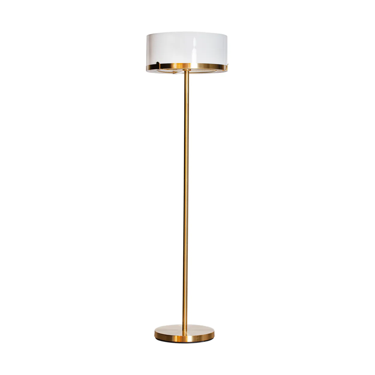 By Rydéns Marcel floor lamp 150 cm Brass-white