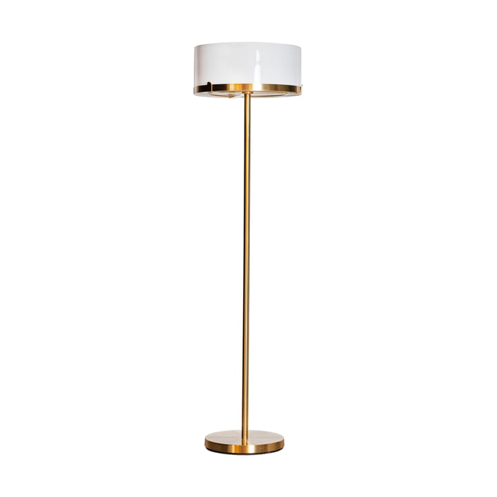 Marcel golvlampa 150 cm - Mässing-vit - By Rydéns