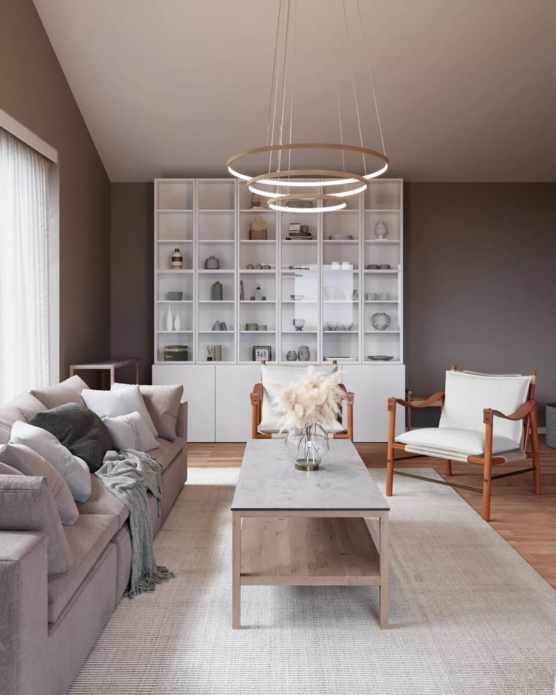 Trione ceiling light Ø80 cm, Nature By Rydéns